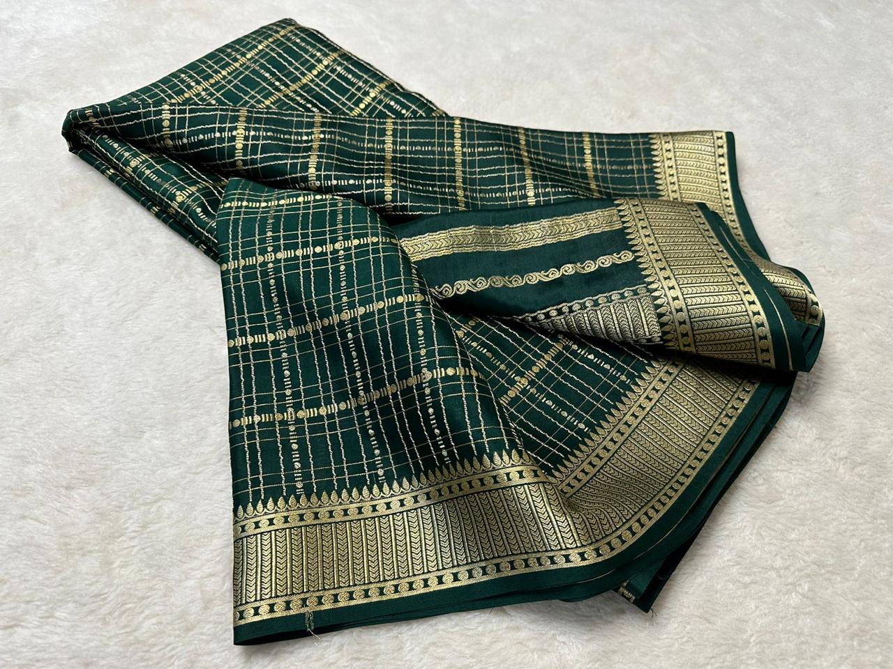 Green Soft Silk Saree