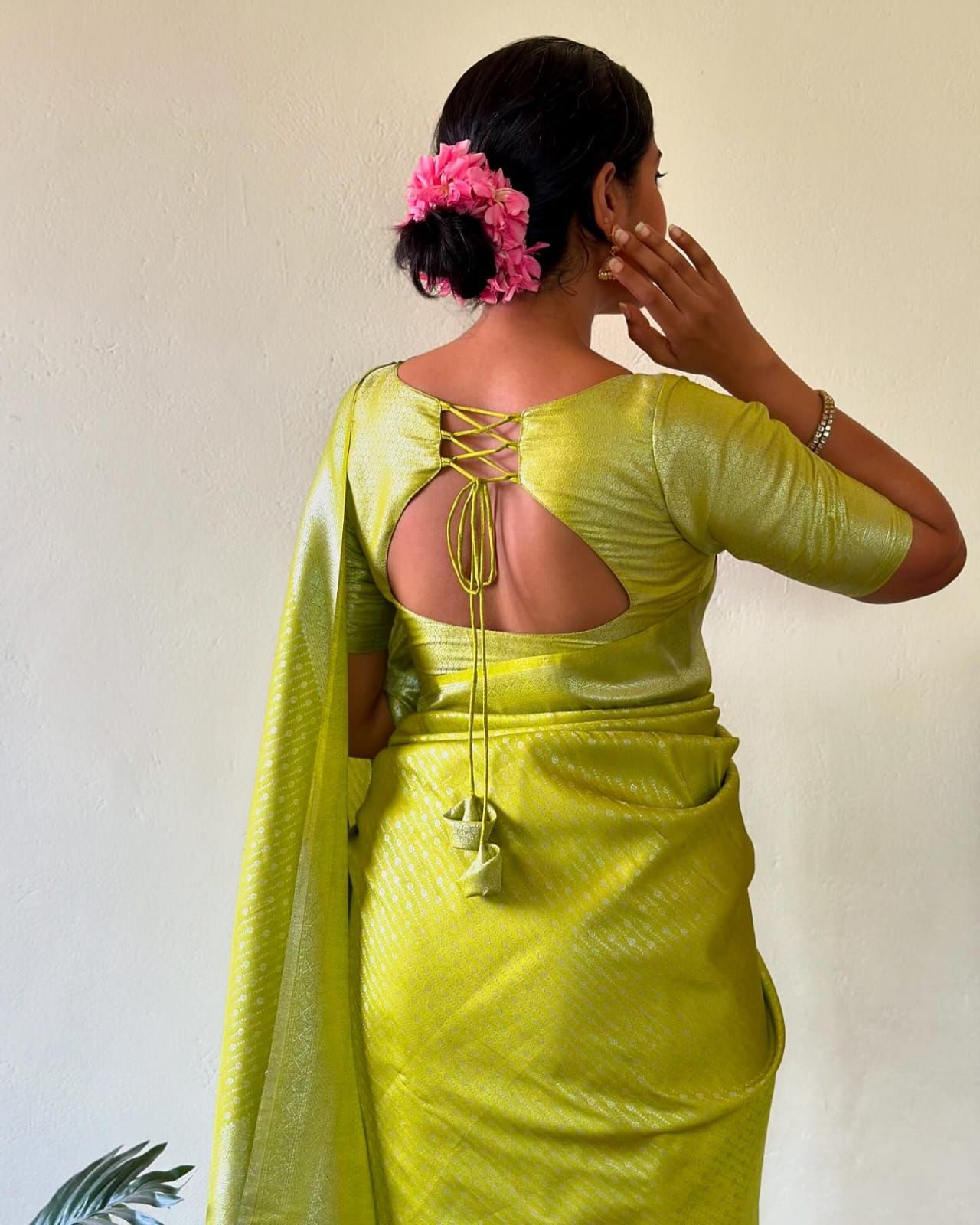 Pista Soft Silk Saree